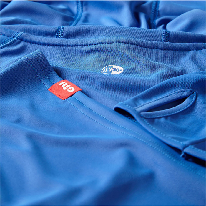 2024 Gill Herren Uv Tec Hoody Blau Uv016