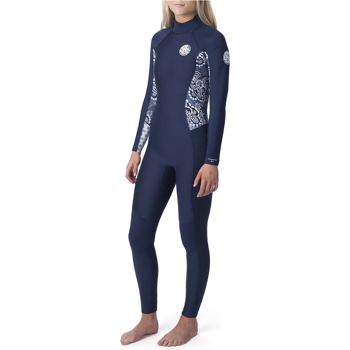 2020 Rip Curl 3/2mm Dawn Patrol 3/2mm Back Zip Neoprenanzug Dunkelblau Wsm9gs