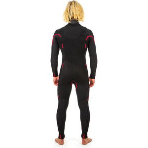 2019 Rip Curl Aggrolite 3/2mm Chest Zip Neoprenanzug Schwarz Wsm9qm