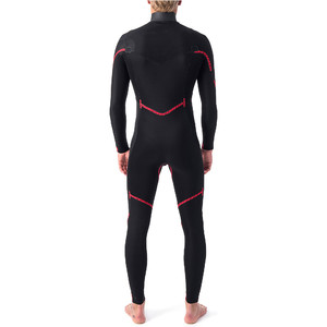 2023 Rip Curl Mens Dawn Patrol Performance 4/3mm Chest Zip Wetsuit Black WSM9WM