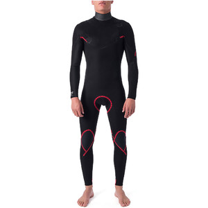 2023 Rip Curl Mens Dawn Patrol Performance 4/3mm Chest Zip Wetsuit Black WSM9WM