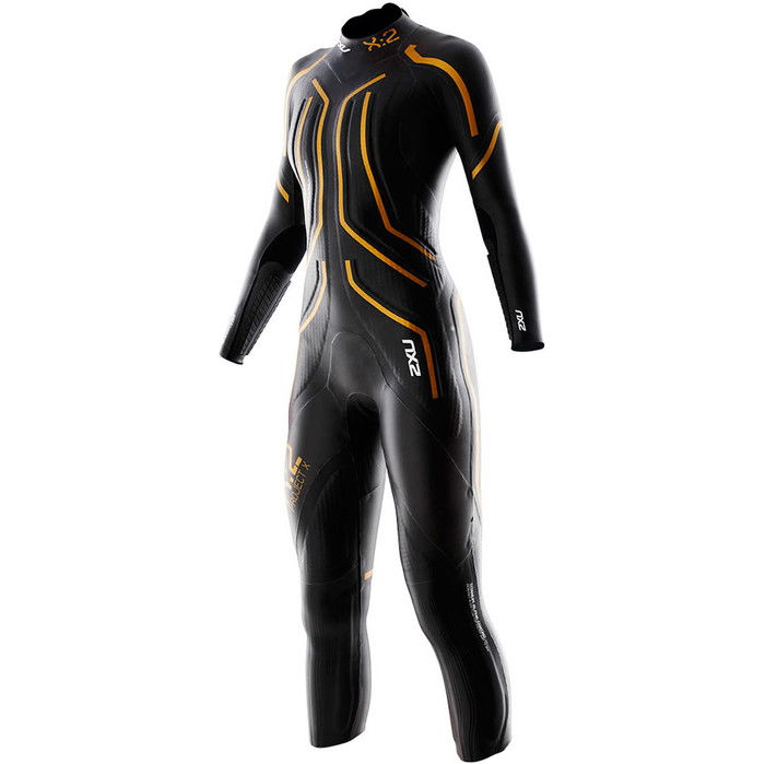 2XU Damen X: 2 Projekt X TRIATHLON Neoprenanzug in schwarz / gold WW1825