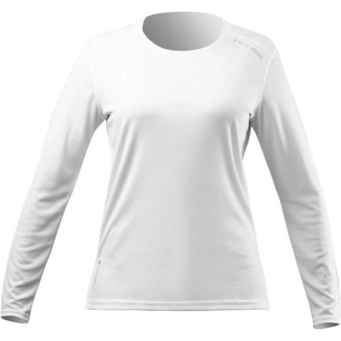 2024 Zhik Womens UV Active Long Sleeve Top ATP-0070-W-WHT - White