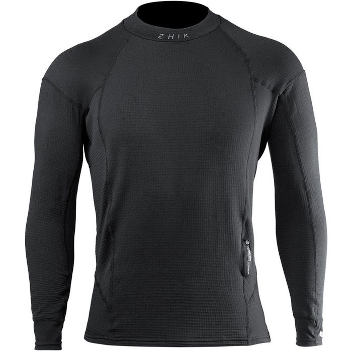 2024 Zhik Mens Superthermal Hydrobase Long Sleeve Top YTP-0015 - Black