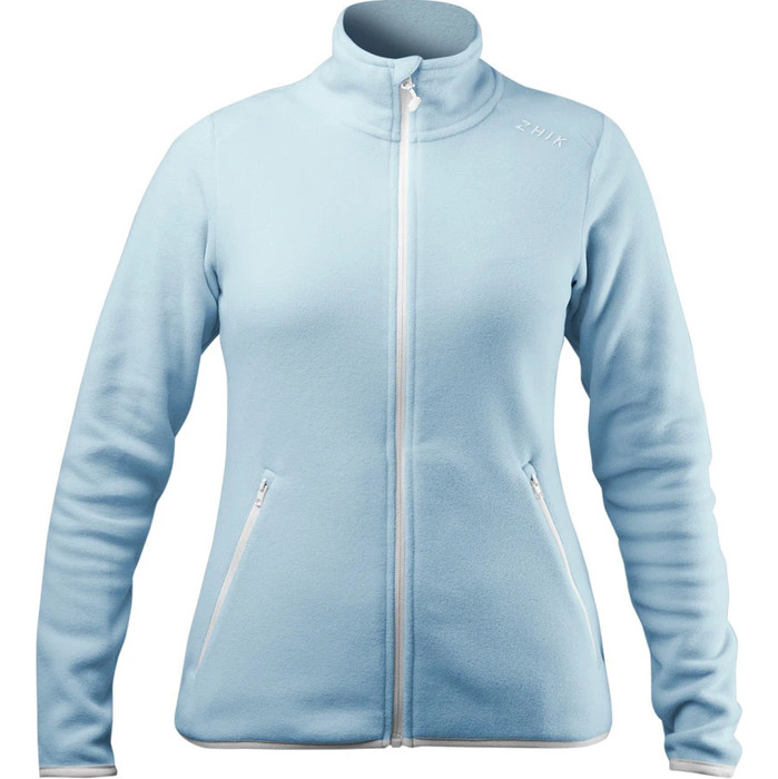 2023 Zhik Frauen Polartec Zip Fleece Jkt-0032w - Ice