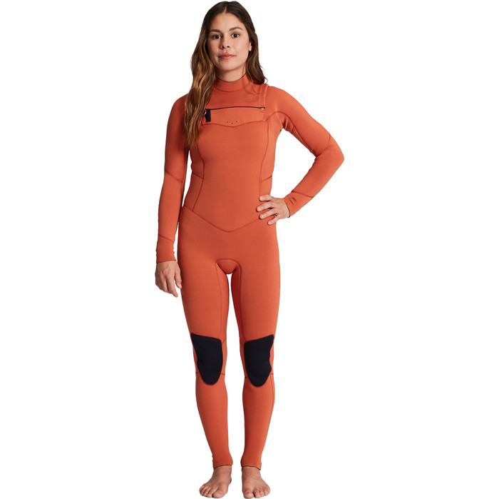 2024 Billabong Frauen Salty Dayz 3/2mm Brustreiverschluss Neoprenanzug ABJW100121 - Copper Sands