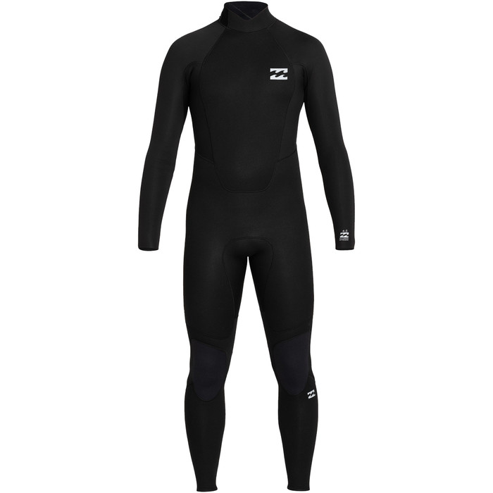 2023 Billabong Mens Intruder 3/2mm Back Zip GBS Wetsuit ABYW100202 - Black