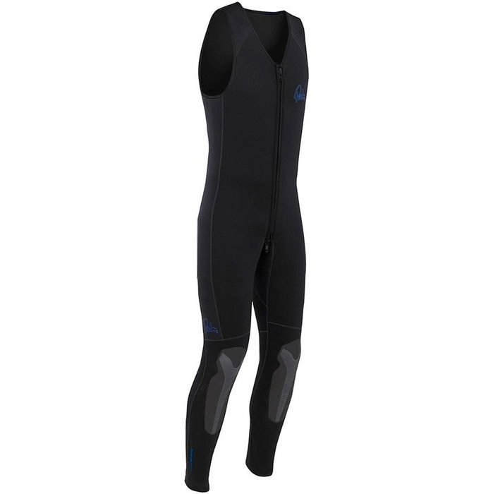 2024 Palm Inferno 5mm Double Lined Neoprene Reiverschluss Vorne Long John Neoprenanzug BLACK 10479P