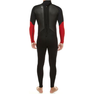 Billabong Junior Intruder 3/2mm Flatlock Wetsuit BLACK / RED S43B04