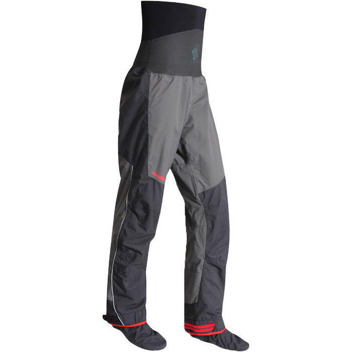 2024 Nookie Evolution Dry Trousers With Fabric Socks TR30 - Charcoal Grey / Shadow Black