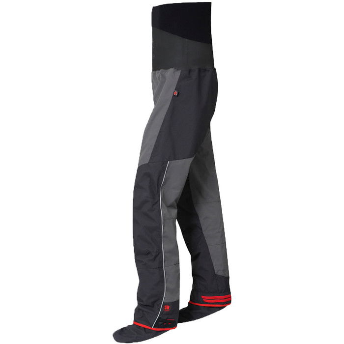 2024 Nookie Evolution Dry Trousers With Fabric Socks TR30 - Charcoal Grey / Shadow Black