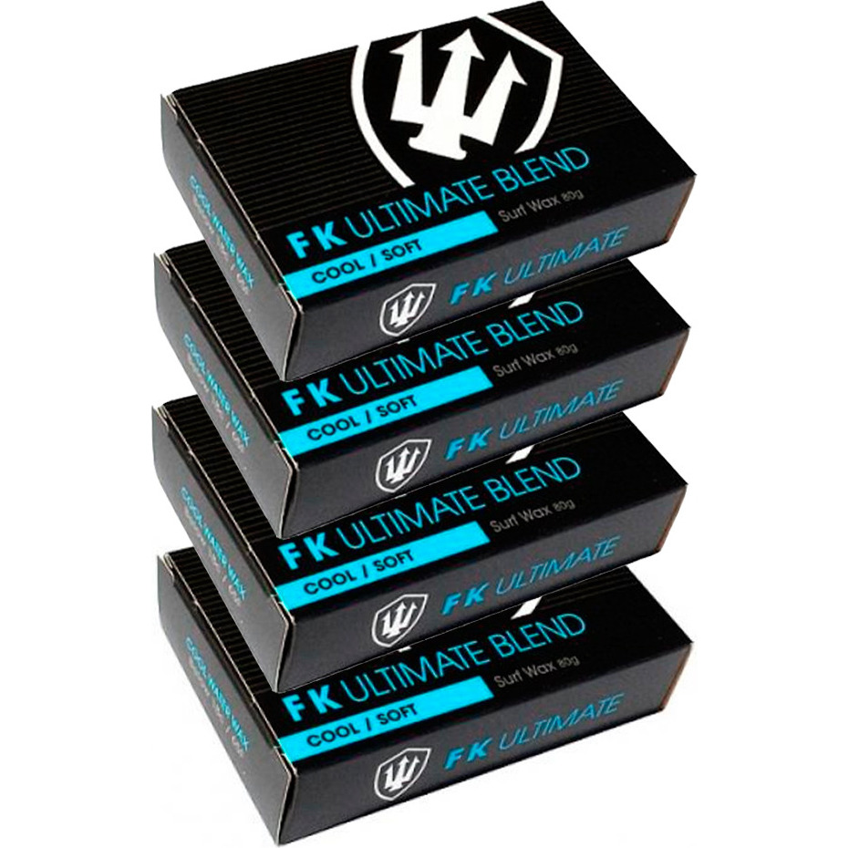 Far King Ultimate Blend Surf Wax - Pack of 4 - Cool / Soft