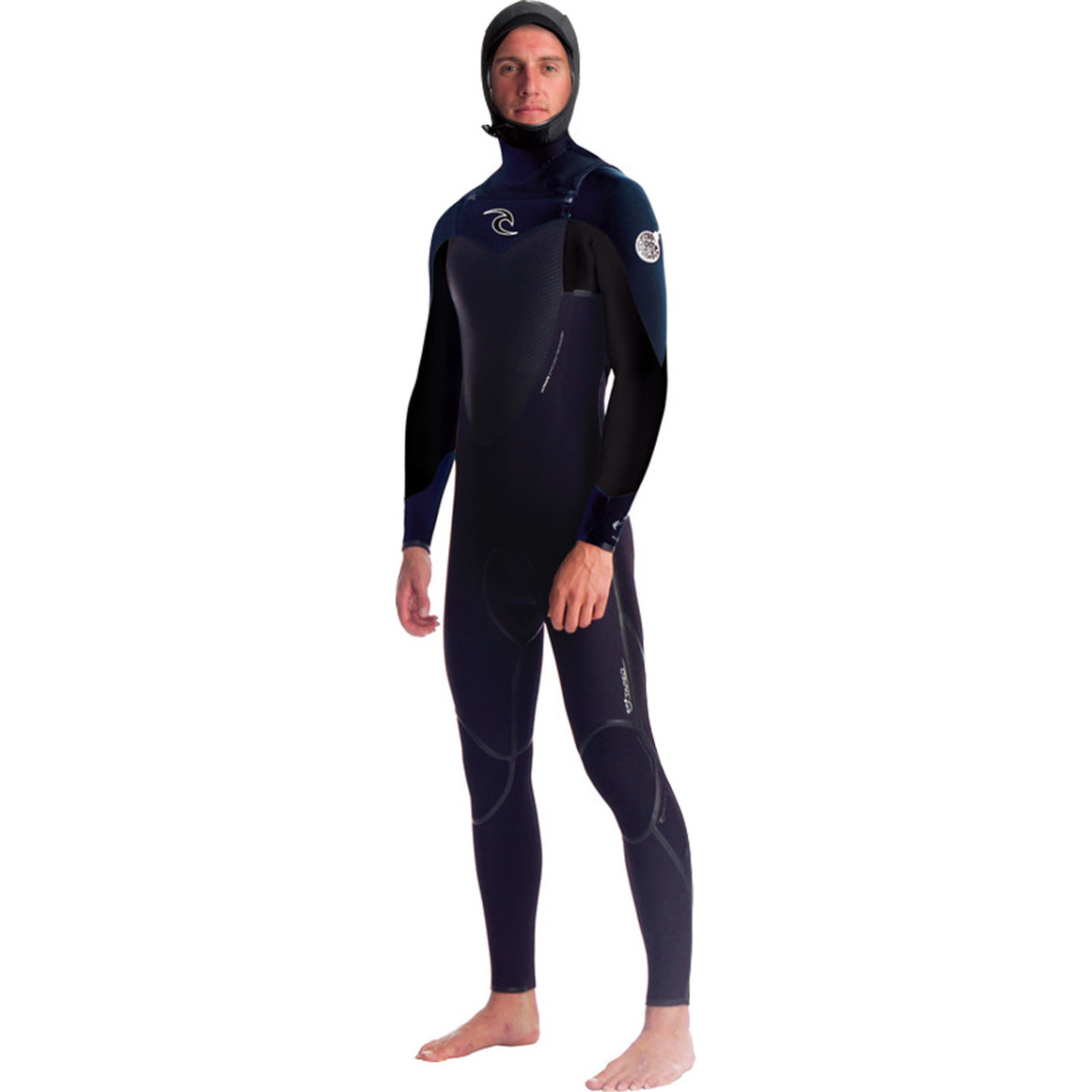 Rip Curl Flashbomb Hooded 5.5mm wetsuit in Black WSU4OF
