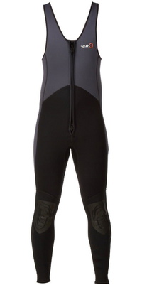 2026 Yak Kayak Reißverschluss Vorne 3mm Long John Neoprenanzug Grey / Black 5403-A