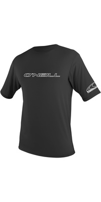 2026 ONeill Männer Basic Skins Kurzarm-Sonnenhemd 3402 - Black