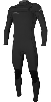 2026 ONeill Männer Hammer 3/2mm Brustreißverschluss Neoprenanzug 4926 - Black