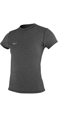 2026 ONeill Womens Trvlr Hybrid Short Sleeve Surf Tee 4675 - Graphite