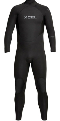 2026 Xcel Männer Axis 3/2mm Rückenreißverschluss Neoprenanzug MN32AXG0 - Black