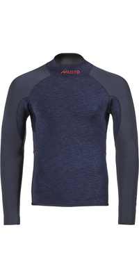 2026 Musto Mens Flexlite Alumin 3.0 Long Sleeve 3mm Neoprene Top 82073 - Midnight Marl