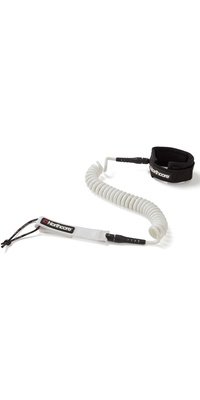 2026 Northcore 10FT SUP Coiled Leash NOCO138B - White