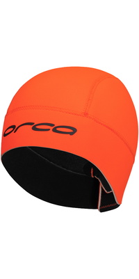 2026 Orca Freiwasserschwimmen 2.5mm NeoprenmÃ¼tze GVBA4854 - Hi-Vis Orange