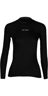 2026 Orca Frauen Neoprene Long Sleeve Base Layer T-Shirt MAZ4TT01 - Black