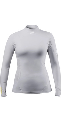 2026 Zhik Womens Eco Long Sleeve Spandex Top DTP-0063-W-PLT - Platinum