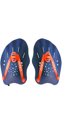 2026 Zone3 Ergo Swim Training Handpaddel SA19EPAD â€“ Blue / Orange