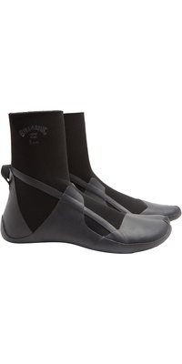 2025 Billabong Absolute 5mm Split Zehe Neopren Stiefel Abyww00110 - Schwarz Hash
