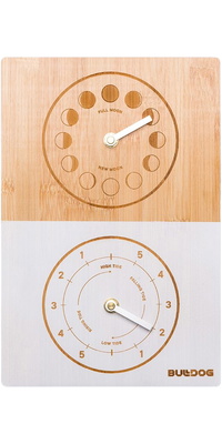 2026 Bulldog Bamboo Moon Tide Clock Bdtc2 Mit Doppeltem Zifferblatt