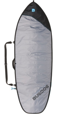 2026 Bulldog Essentials Fisch Surfbrett Tasche Bdbbef - Grau / Cyan