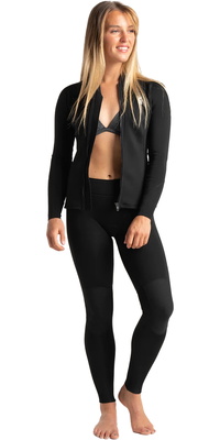 2025 C-skins Women's Solace 1.5mm Neoprenhose C-so15le - Schwarz / Weiß