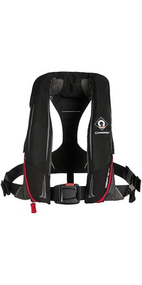 2026 Crewsaver Crewfit 180N ISO Single Automatic Lifejacket 9720BRA - Black / Rot