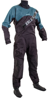 2026 Gul Junior Dartmouth Eclip Zip Drysuit GM0389-B9 - Black / Blau