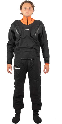 Gul Männer Code Zero Stretch U-Zip Drysuit GM0368-B9 - Black