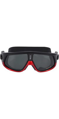 2026 Huub Ryft Open Water Schwimmmaske Schwimmbrille A2-RYFT - Black / Rot / Dark Smoke