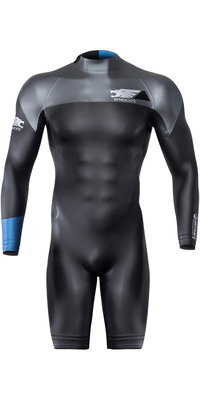 2026 HO Sports Syndicate Dry-Flex 1.5mm Langärmel Rückenreißverschluss Shorty Neoprenanzug HA-WET-SYN-LS - Black