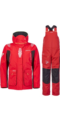 2026 Musto Frauen BR2 Offshore Jacket & Trouser 2.0 Segelanzug 4054182085 - Red