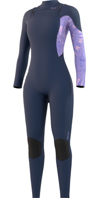 2025 Mystic Frauen Jayde 3/2mm Double Brustreißverschluss Neoprenanzug 35000.23001 - Navy