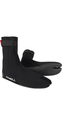 2026 ONeill Hitze Ninja 5/4mm Split Toe Neoprenanzug Stiefel 5556 - Schwarz