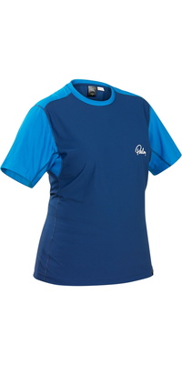 2026 Palm Damen Helios Kurzarm-Thermoshirt 12824 - Ocean Navy