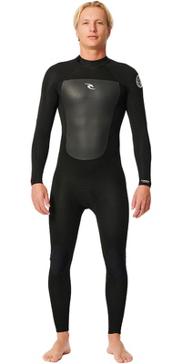 2026 Rip Curl Männer Omega 5/3mm Rückenreißverschluss Neoprenanzug 15GMFS - Black