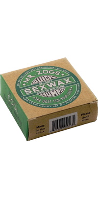 2026 Sex Wax Quick Humps Kühl Bis Mittelwarmes Surfwachs Swwqh - Grün