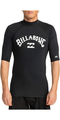 Billabong Männer Logo Surf Kurzarm Lycra-Weste EBYWR03010 - Black
