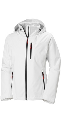 2026 Helly Hansen Frauen Crew Hooded Midlayer Sailing Jacket 2.0 34447 - White