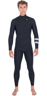 2025 Hurley Mens Advant 5/3mm Chest Zip Wetsuit MFS0013533 - Black