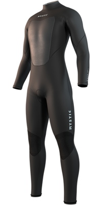 2026 Mystic Männer Brand 3/2mm Rückenreißverschluss Neoprenanzug 35000.250031 - Black