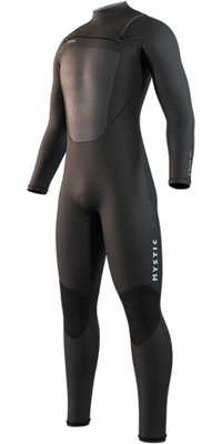 2026 Mystic Männer Brand 3/2mm Brustreißverschluss Neoprenanzug 35000.250030 - Black
