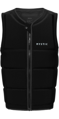 2025 Mystic Männer Brand Front Zip Aufprallschutzweste 35005.240215 - Black