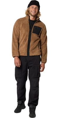 2026 Mystic Männer Dunkel Tech Serie Teddy Zip Thru Fleece 35104.23 - Slate Brown